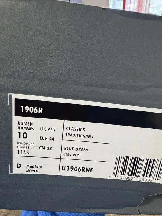 New Balance Men's Light Blue & Green Athletic Running Shoes - Picture 2 of 6